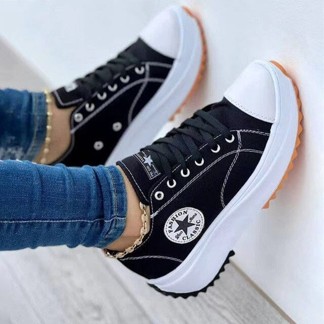 Monique | Women's Orthopaedic Trainers with Ergonomic Support, Comfortable Walking Trainers | Bella Blue