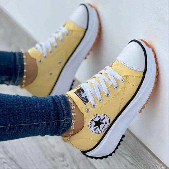 Monique | Women's Orthopaedic Trainers with Ergonomic Support, Comfortable Walking Trainers | Bella Blue