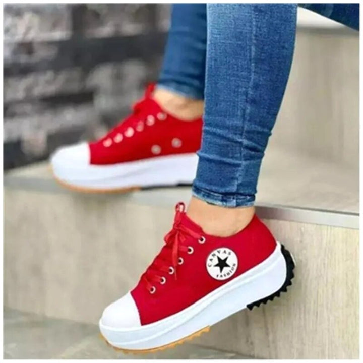 Monique | Women's Orthopaedic Trainers with Ergonomic Support, Comfortable Walking Trainers | Bella Blue