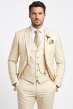 Morgan | Men's Three-Piece Tailored Suit, Jacket Waistcoat Trousers | Bella Blue