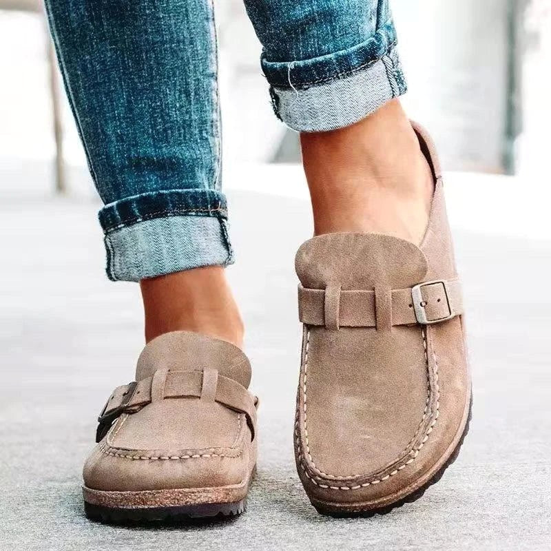 Nadine | Women's Orthopedic Slip-On Loafers, Comfort Cushioned Loafers | Bella Blue