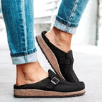 Nadine | Women's Orthopedic Slip-On Loafers, Comfort Cushioned Loafers | Bella Blue