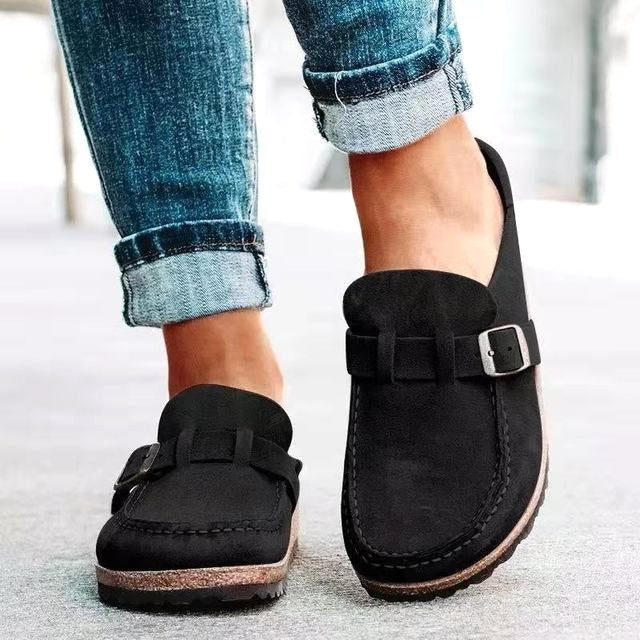 Nadine | Women's Orthopedic Slip-On Loafers, Comfort Cushioned Loafers | Bella Blue