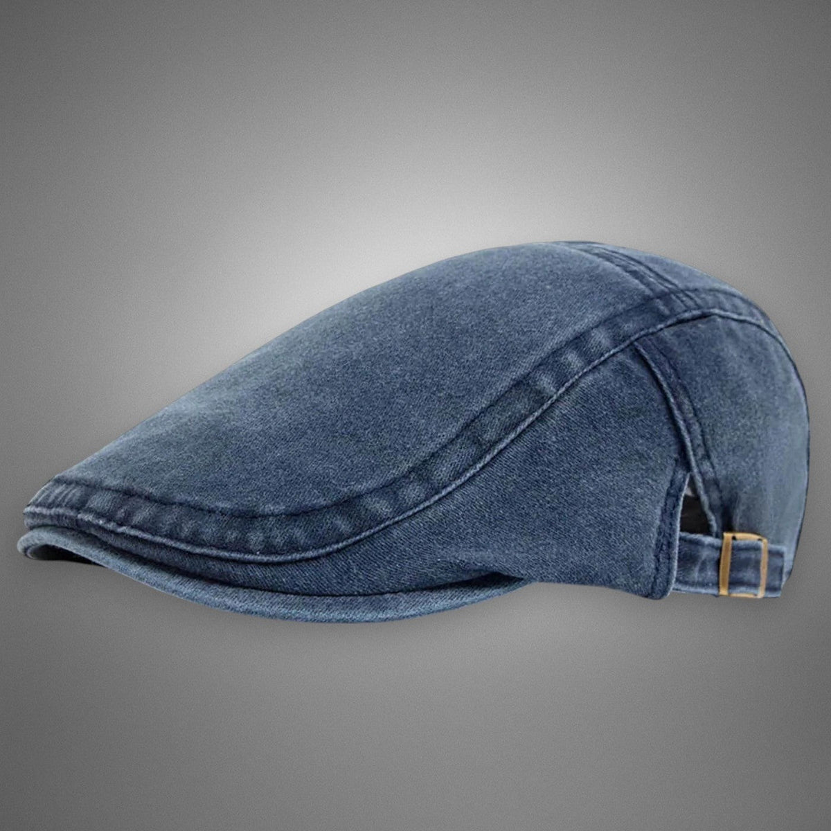 Natalie | Women's Vintage Cotton Beret, Breathable One-Size Hat | Bella Blue | Blue