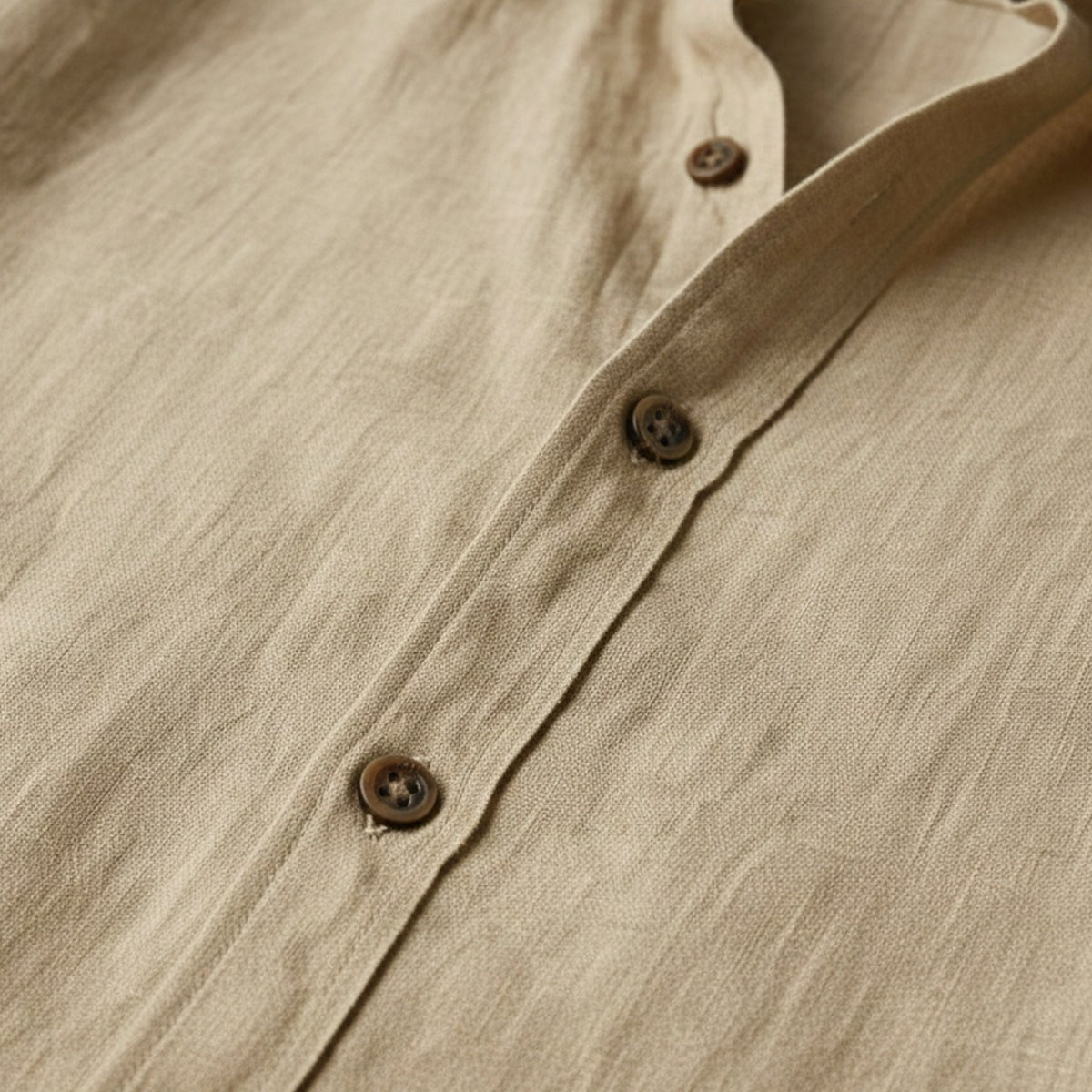 Nathan | Men's Long Sleeve Linen Shirt, Vintage Tailored Shirt | Bella Blue | Pink