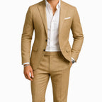 Nicholas | Men's Linen Two-Piece Suit, Classic Tailored Suit | Bella Blue
