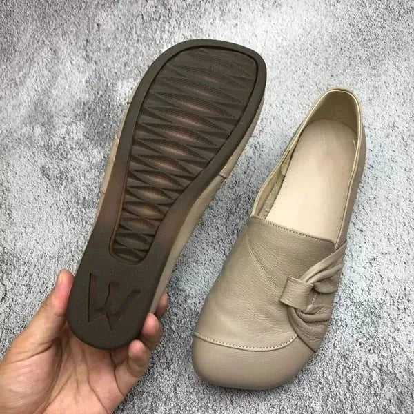 Nicole | Women's Supportive Leather Shoes, Slip-On Leather Shoes | Bella Blue