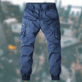 Nigel | Men's Cargo Trousers with Multiple Pockets, Practical Active Trousers | Bella Blue