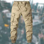 Nigel | Men's Cargo Trousers with Multiple Pockets, Practical Active Trousers | Bella Blue