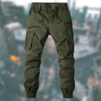 Nigel | Men's Cargo Trousers with Multiple Pockets, Practical Active Trousers | Bella Blue
