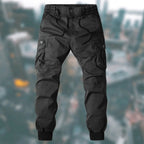 Nigel | Men's Cargo Trousers with Multiple Pockets, Practical Active Trousers | Bella Blue