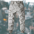 Nigel | Men's Cargo Trousers with Multiple Pockets, Practical Active Trousers | Bella Blue