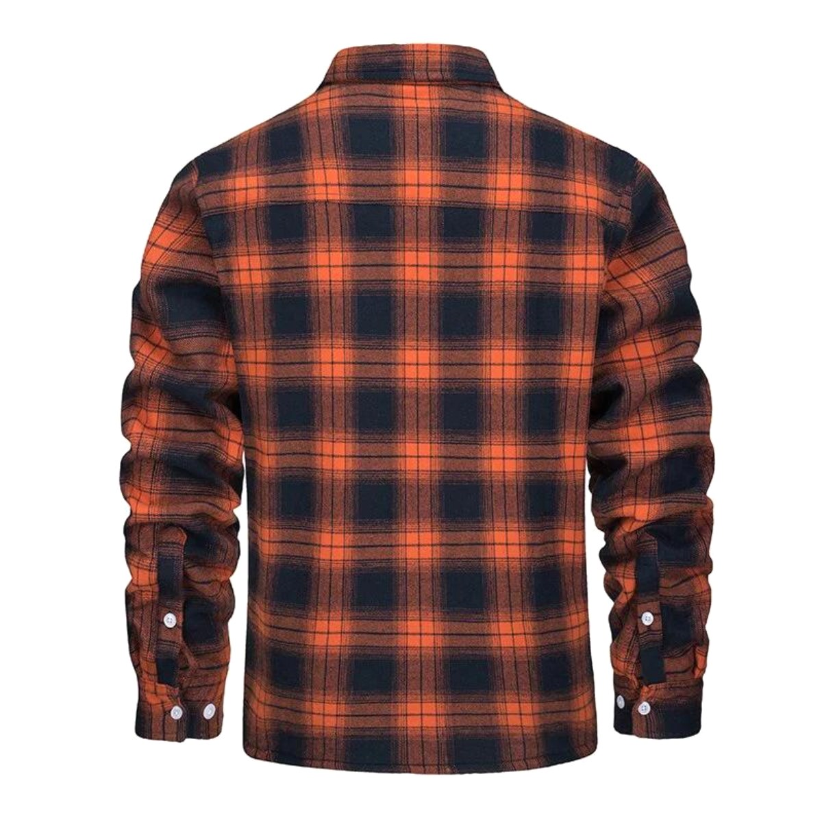 Noah | Men's Sherpa-Lined Plaid Jacket, Button-Front Autumn Jacket | Bella Blue | Green