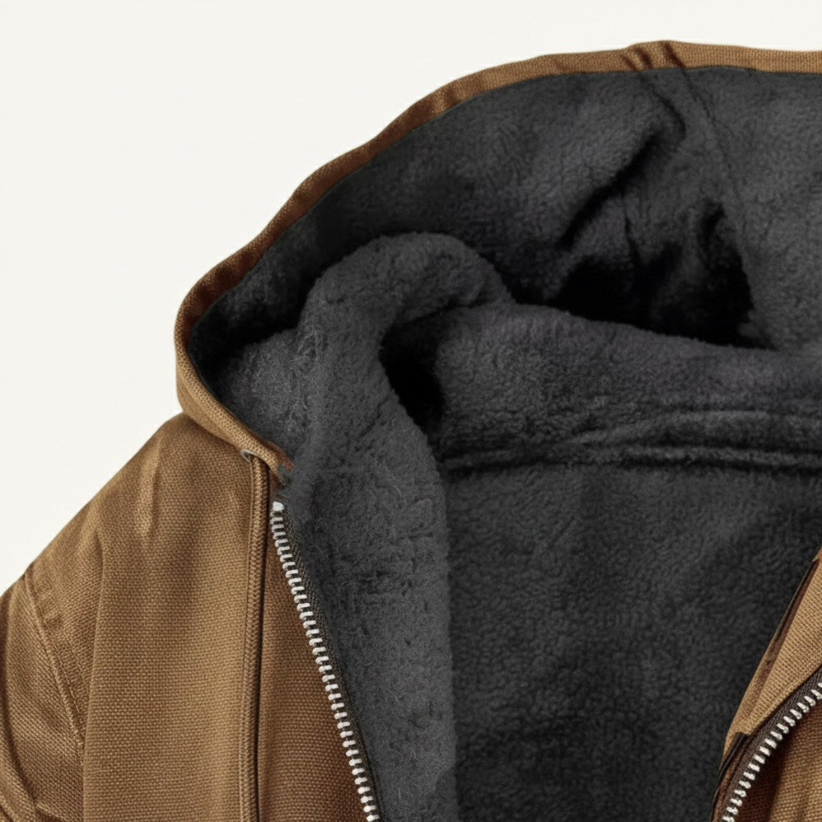 Nolan | Men's Fleece-Lined Hooded Jacket, Retro Autumn Jacket | Bella Blue