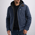Nolan | Men's Hooded Lined Jacket, Comfortable Everyday Jacket | Bella Blue | Green