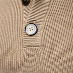 Oliver | Men's Cotton Jumper with Classic Fit, Elegant Men's Jumper | Bella Blue | Light Grey