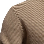 Oliver | Men's Cotton Jumper with Classic Fit, Elegant Men's Jumper | Bella Blue | Light Grey