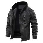 Oscar | Men's Leather Jacket, Classic Leather Outerwear | Bella Blue