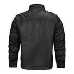 Oscar | Men's Leather Jacket, Classic Leather Outerwear | Bella Blue