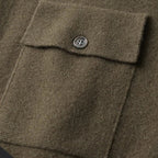 Owen | Men's Knit Cardigan, Finely Textured Layer Cardigan | Bella Blue