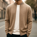 Parker | Men's Full-Zip Knit Cardigan, Comfortable Everyday Cardigan | Bella Blue | Light Blue