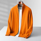 Parker | Men's Full-Zip Knit Cardigan, Comfortable Everyday Cardigan | Bella Blue