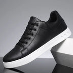 Parker | Men's Low-Top Lace-Up Trainers, Rounded Toe Casual Shoes | Bella Blue