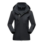 Patricia | Women's Waterproof Softshell Jacket, Wind-Resistant Performance Coat | Bella Blue | Pink