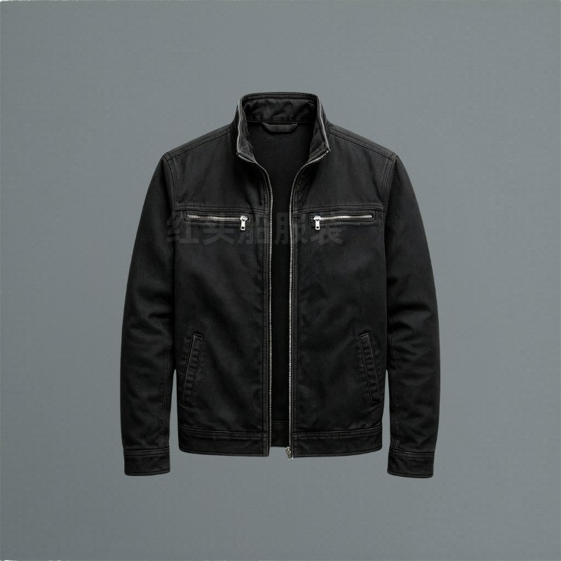 Paul | Men's Classic Cotton Jacket, Structured Casual Jacket | Bella Blue | Blue
