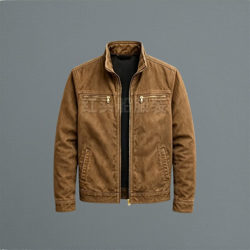 Paul | Men's Classic Cotton Jacket, Structured Casual Jacket | Bella Blue