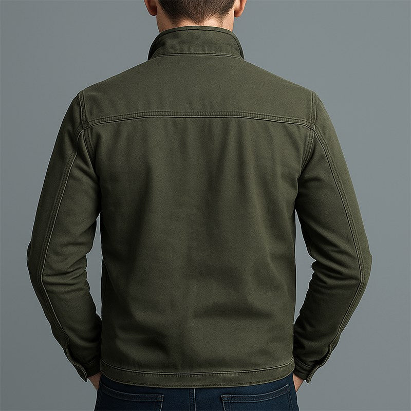 Paul | Men's Classic Cotton Jacket, Structured Casual Jacket | Bella Blue