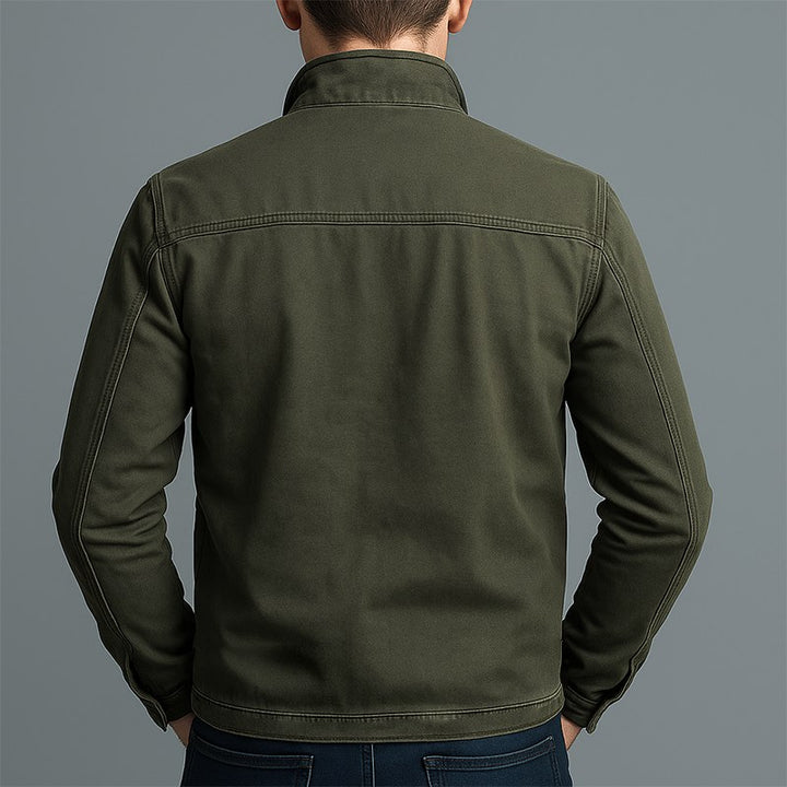 Paul | Men's Classic Cotton Jacket, Structured Casual Jacket | Bella Blue