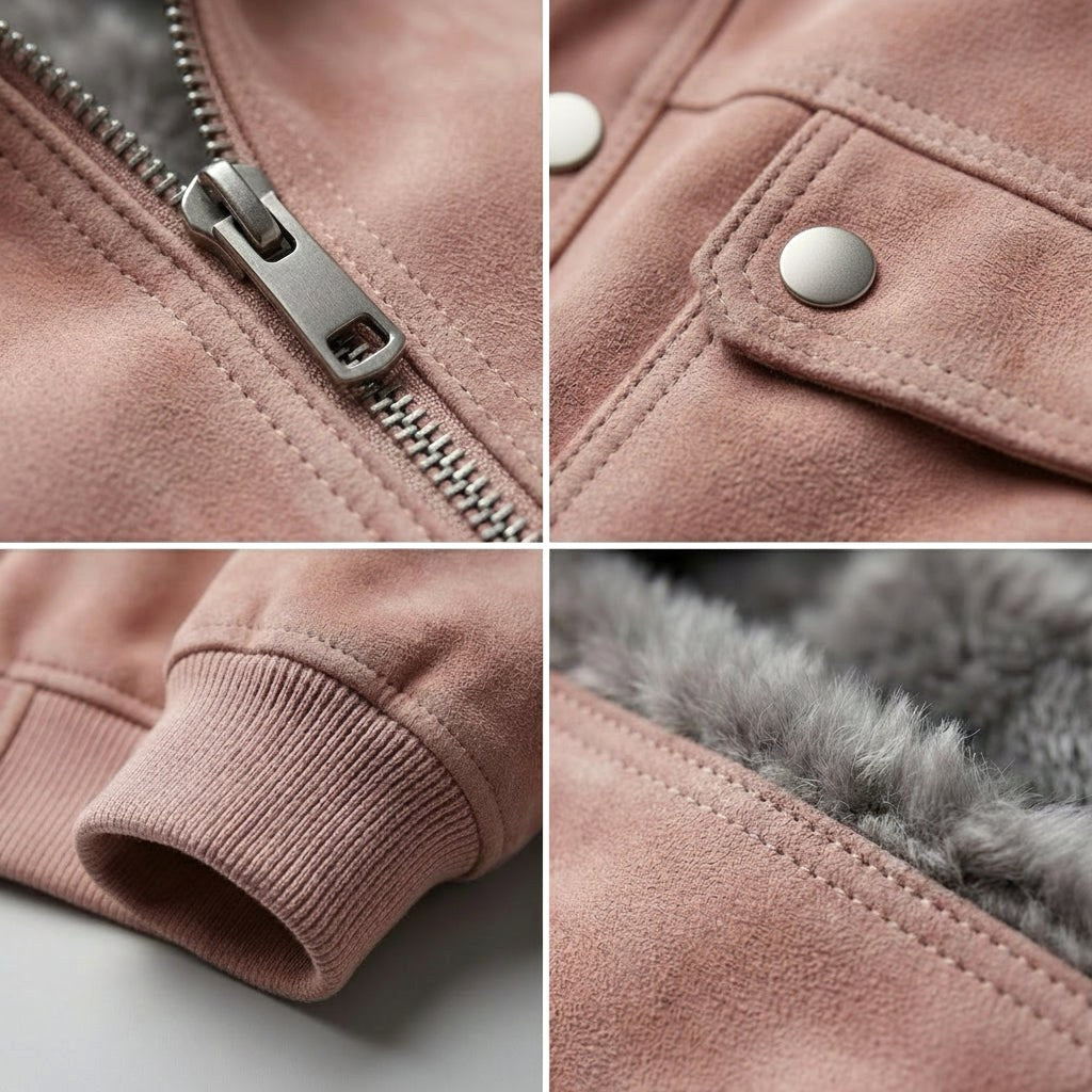Peter | Men's Lambskin Leather Jacket, Tailored Smart Jacket | Bella Blue