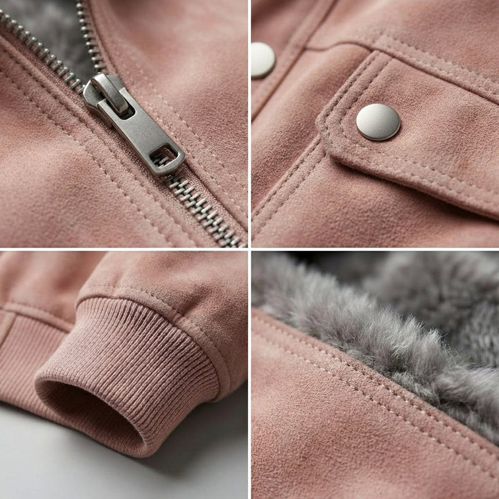 Peter | Men's Lambskin Leather Jacket, Tailored Smart Jacket | Bella Blue