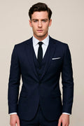 Peter | Men's Slim-Fit Three-Piece Suit, Tailored Trouser Suit | Bella Blue