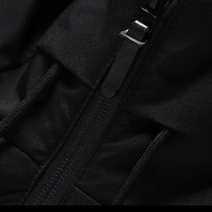 Philip | Men's Hooded Quilted Puffer Jacket, Padded Autumn Coat | Bella Blue