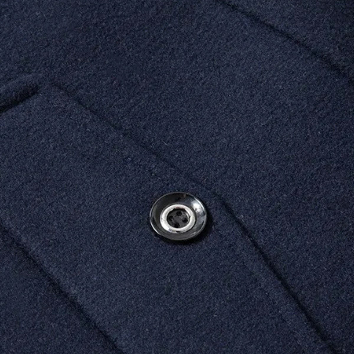 Preston | Men's Double Collar Wool Trench Coat, Tailored Business Coat | Bella Blue