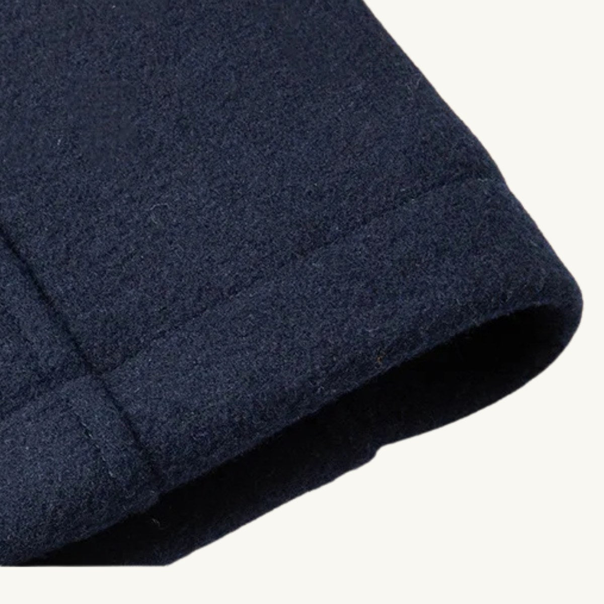 Preston | Men's Double Collar Wool Trench Coat, Tailored Business Coat | Bella Blue