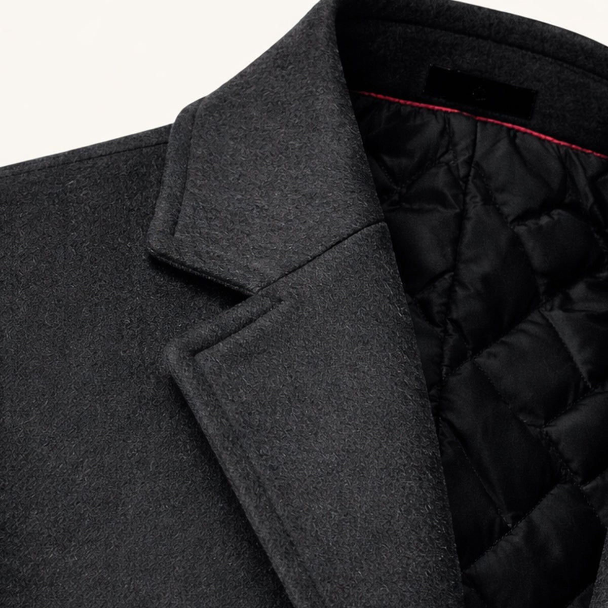 Reid | Men's Tailored Long Coat, Smart Winter Coat | Bella Blue