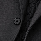 Reid | Men's Tailored Long Coat, Smart Winter Coat | Bella Blue