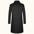 Reid | Men's Tailored Long Coat, Smart Winter Coat | Bella Blue