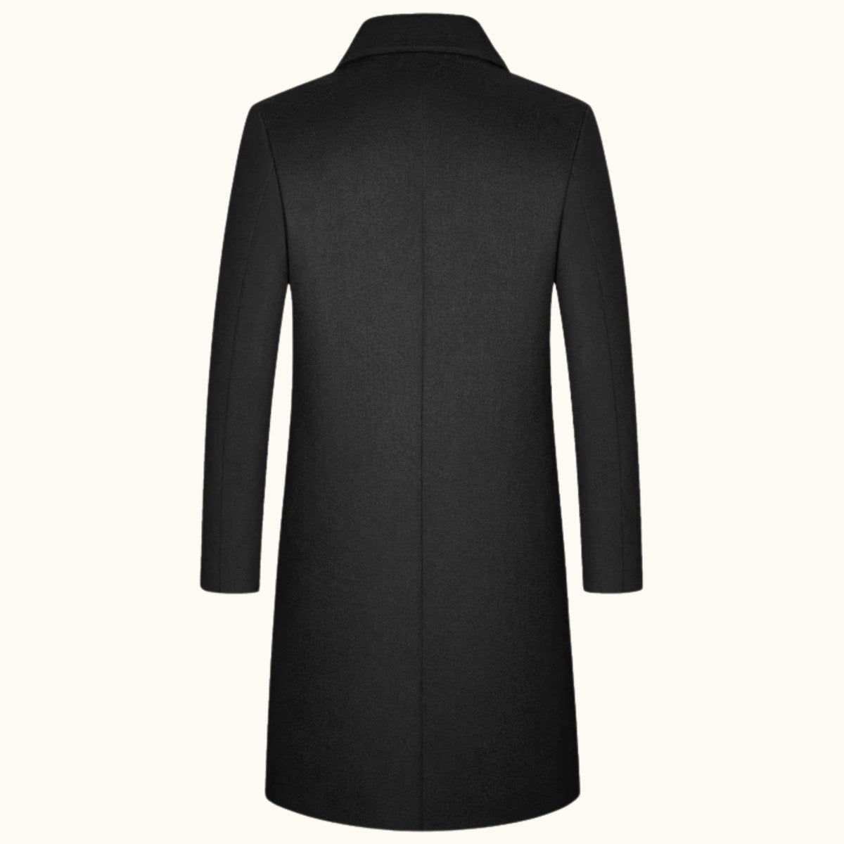 Reid | Men's Tailored Long Coat, Smart Winter Coat | Bella Blue