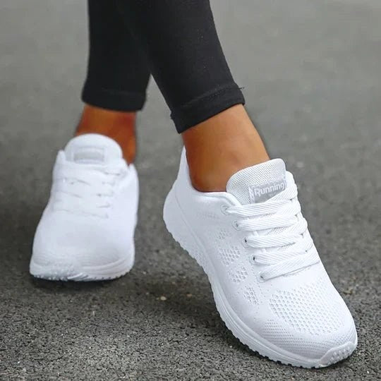 Rose | Women's Orthopaedic Trainers with Supportive Sole, Comfortable Walking Trainers | Bella Blue