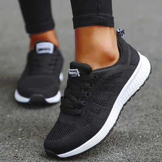 Rose | Women's Orthopaedic Trainers with Supportive Sole, Comfortable Walking Trainers | Bella Blue
