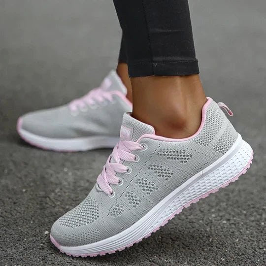 Rose | Women's Orthopaedic Trainers with Supportive Sole, Comfortable Walking Trainers | Bella Blue