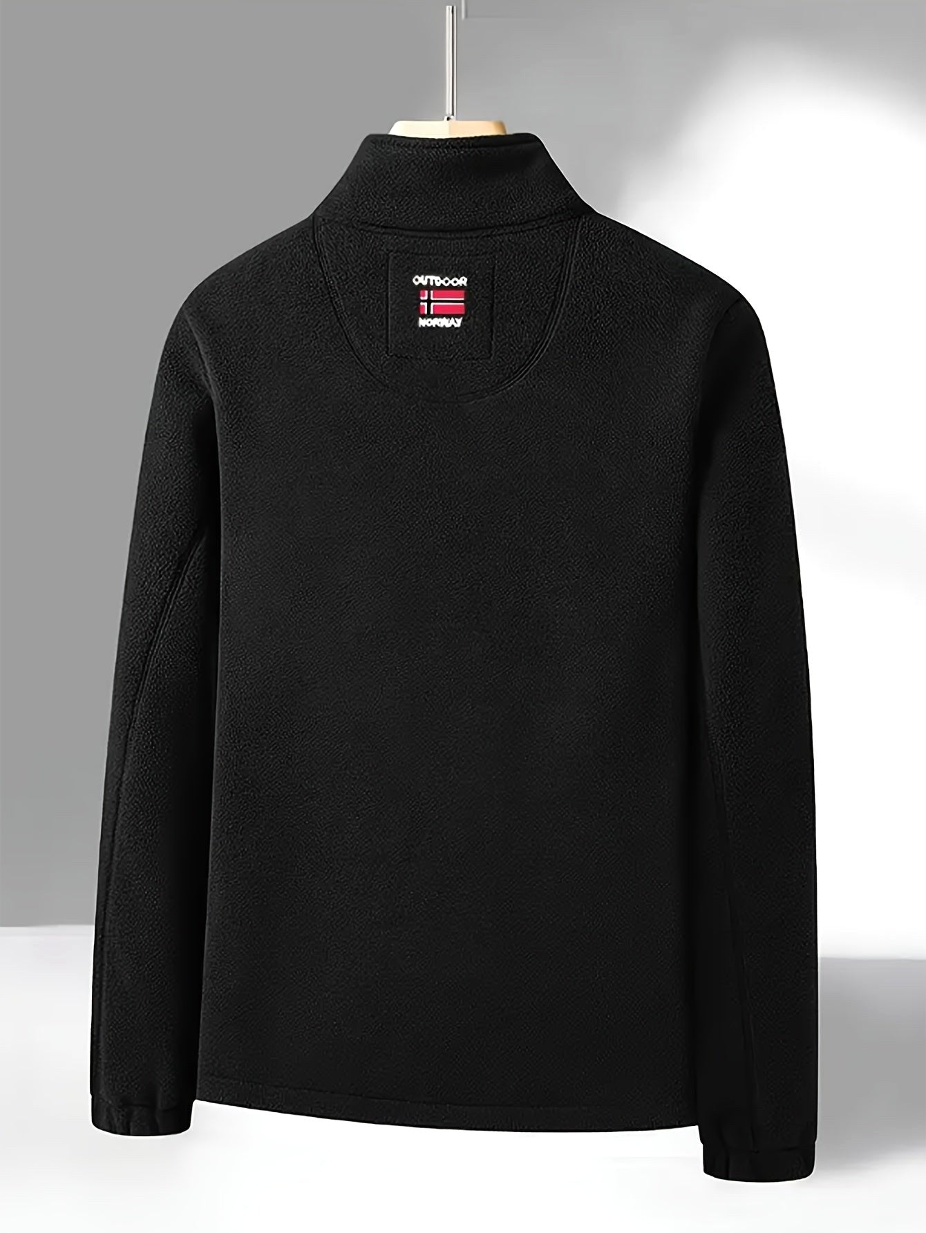 Rudolf | Men's Fleece Jacket with Collar, Outdoor Fleece Jacket | Bella Blue | Khaki