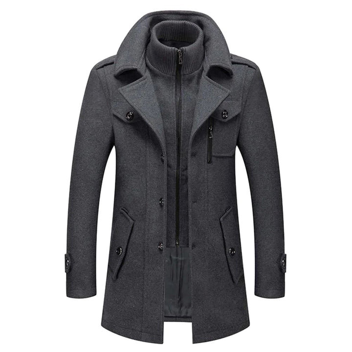 Rupert | Men's Classic Two-Piece Coat, Tailored Overcoat | Bella Blue