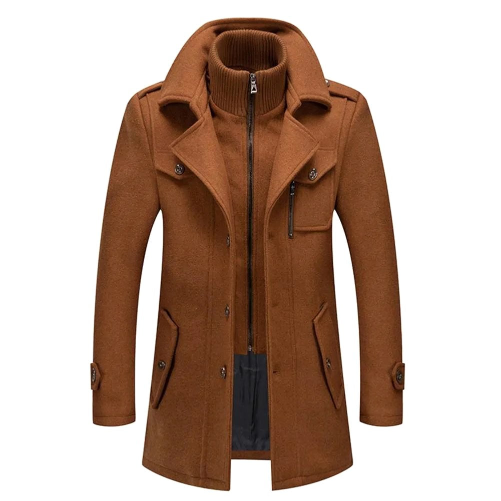 Rupert | Men's Classic Two-Piece Coat, Tailored Overcoat | Bella Blue