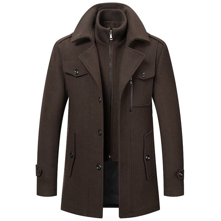 Rupert | Men's Classic Two-Piece Coat, Tailored Overcoat | Bella Blue