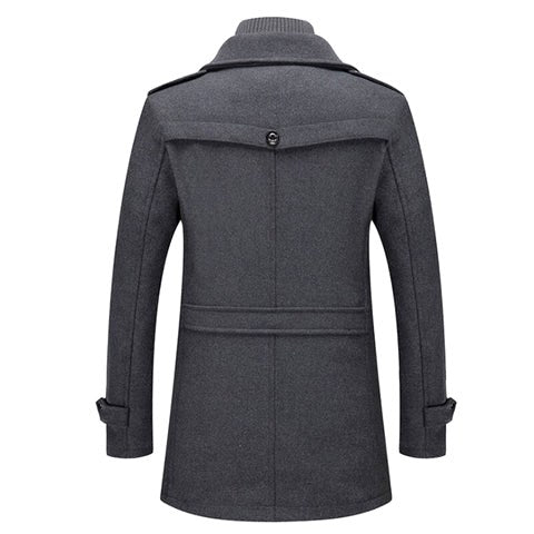 Rupert | Men's Classic Two-Piece Coat, Tailored Overcoat | Bella Blue